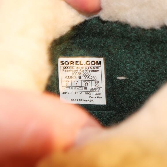 NEW Sorel Caribou Women's 6 WP Boots Insulated Winter Snow Buff Tan Brown - Picture 13 of 14